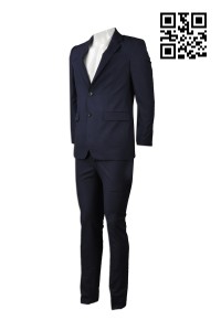 BS349 Customized men's suit style  macau uniform Custom male suit style  Suit manufacturer